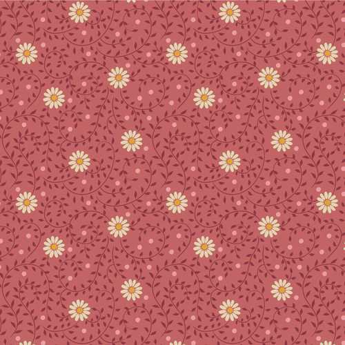 Tilda Sanctuary Daisydream Rhubard 100563 Patchwork Fabric 