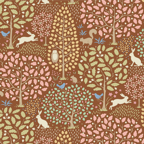 Tilda Sanctuary  Sanctuary Caramel 100567 Patchwork Fabric 