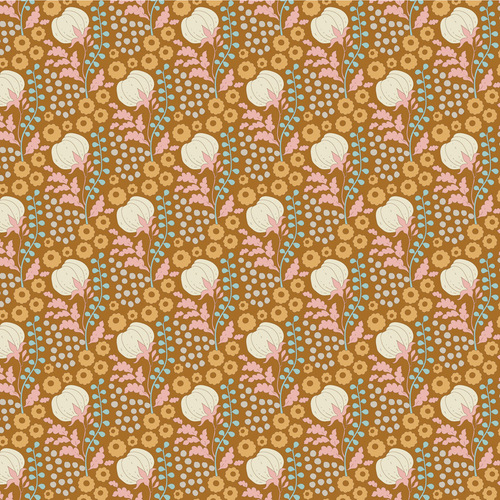 Tilda Sanctuary Cottonfield Ochre 100569 Patchwork Fabric 