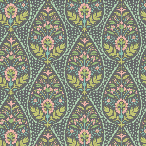 Tilda Sanctuary Adina Greygreen 100576 Patchwork Fabric 