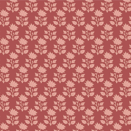 Tilda Sanctuary Blenders Mira Rhubarb 110105 Patchwork Fabric 