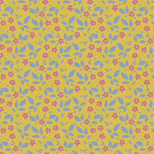 Tilda Tipsy Yellow 110117 Quilting Fabric