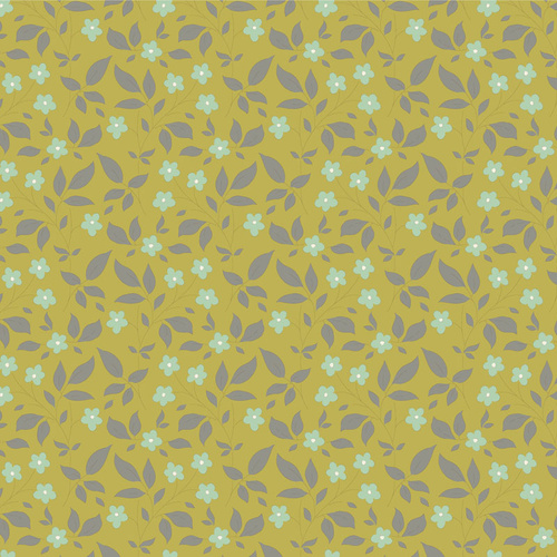 Tilda Tipsy  Sour Yellow 110119 Quilting Fabric