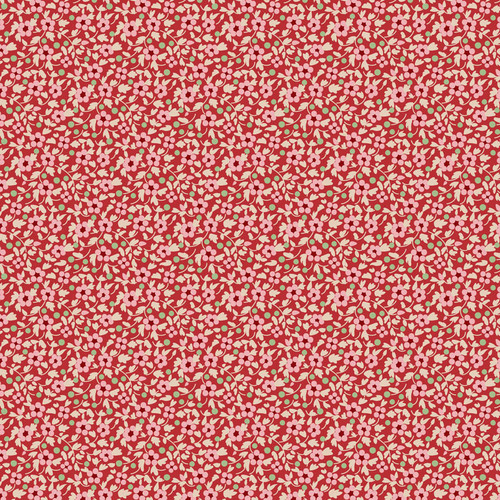 Tilda Creating Memories 130149 Brie Red Quilting Fabric