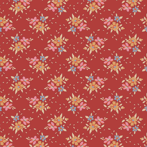 Tilda Creating Memories 130150 Frida Red Quilting Fabric