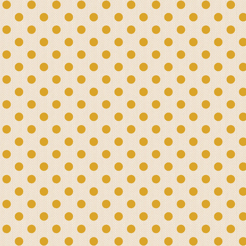 Tilda Creating Memories 160064 Polkadot Yellow Woven Quilting Fabric