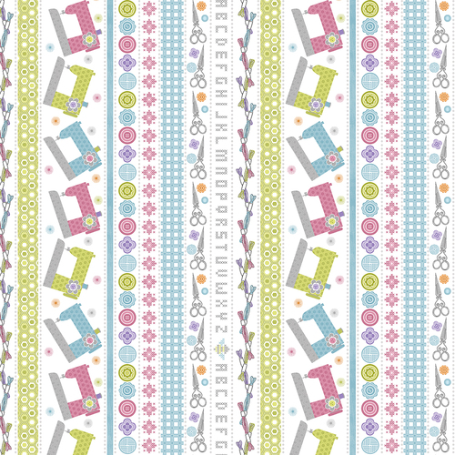 Stitch Garden 16188-99 Stripe Multi 