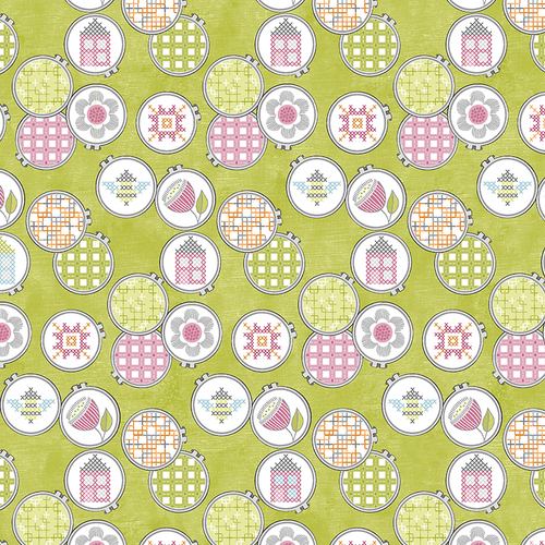 Stitch Garden 16191-40 Hoop & Stitch Lime