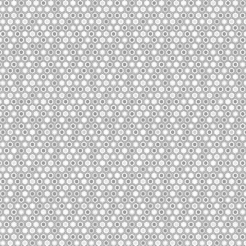 Stitched Garden 16194-14 Tonal Hexy Grey