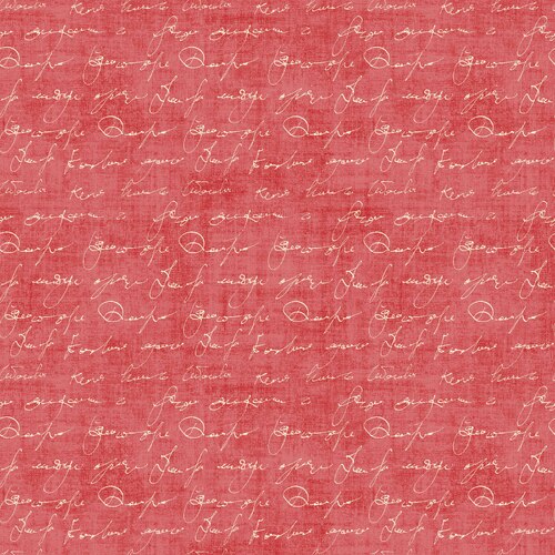 Vintage Perfumery Hand Signature Coral 3139/89CO Patchwork Fabric  