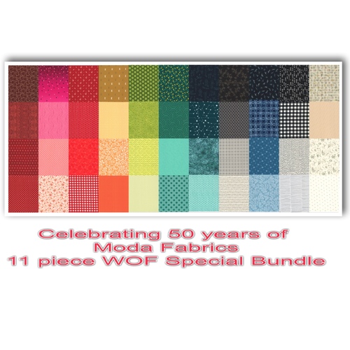 Celebrating 50 Years Of Moda WOF Special Bundle 