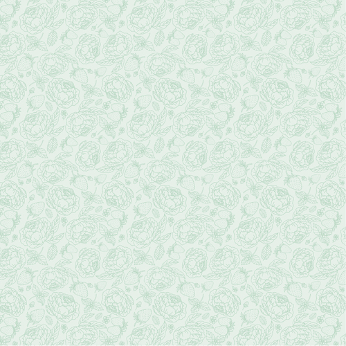 Blooms & Berries Mint Lt. Green BAB24185 Quilting Fabric