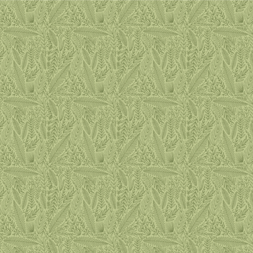 Cottage Charm Delicate Foliage Green CH24757 Quilting Fabric