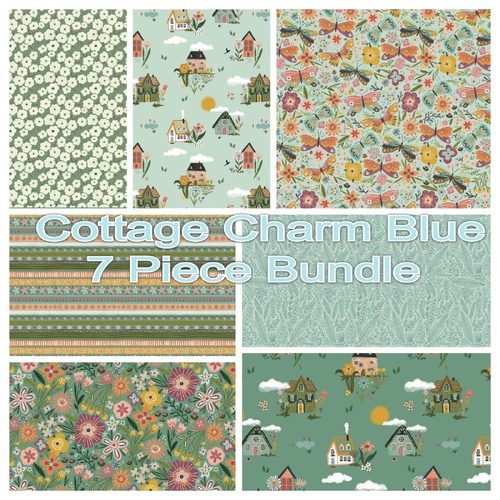 Cottage Charm Blue 7 Piece Special Bundle 