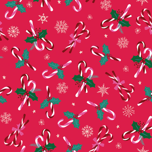 Candy Cane D2507 Candy Canes Quilting Fabric  