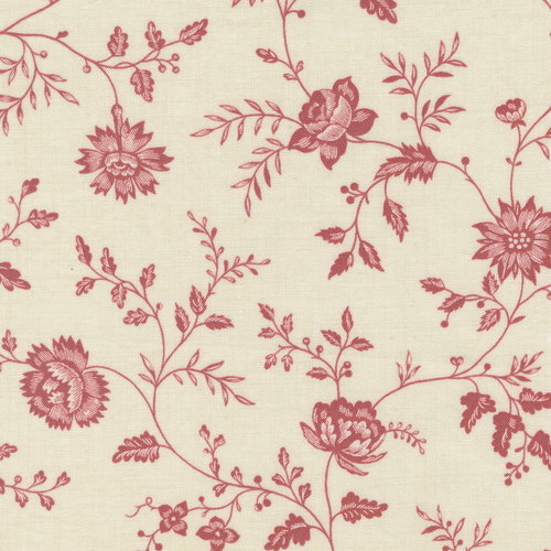 Rouenneries Trois Pearl Faded 13962 11 Etonnante Florals Toile