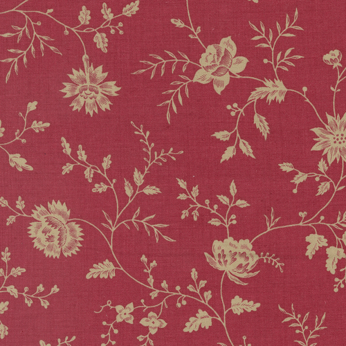 Rouenneries Trois Rouge 13962 14 Etonnante Florals Toile