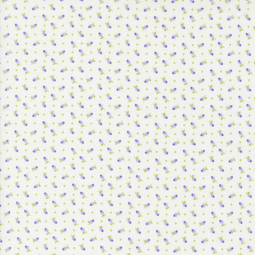 Georgia Off White 18772 11 Tiny Floral Dot Blenders Patchwork Fabric