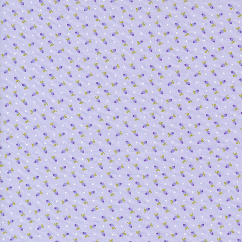 Georgia Lavender 18772 12 Tiny Floral Dot Blenders Patchwork Fabric