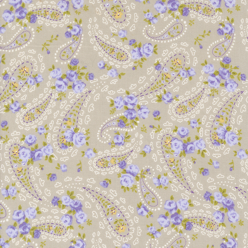 Georgia Stone 18773 16 Paisley Patchwork Fabric