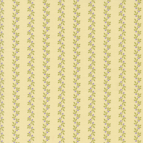 Georgia Soft Yellow 18776 14 Stripe Patchwork Fabric