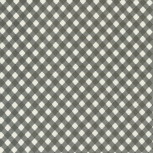 Farmstead Charcoal M2090716 Bias Gingham Checks and Plaids Quilting Fabric