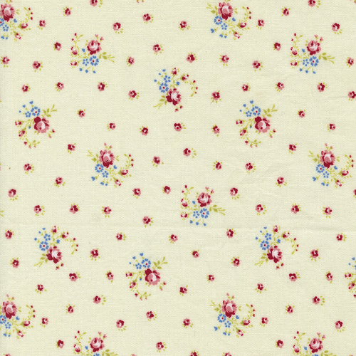 Hollyhocks Roses Jasmine 3052 11 Little Roses Florals Quilting Fabric 