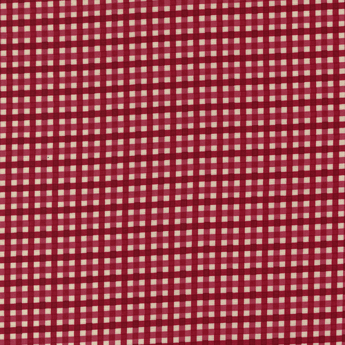 Hollyhocks Roses Geranium Red 3057 13 Gingham Checks & Plaids Quilting Fabric 