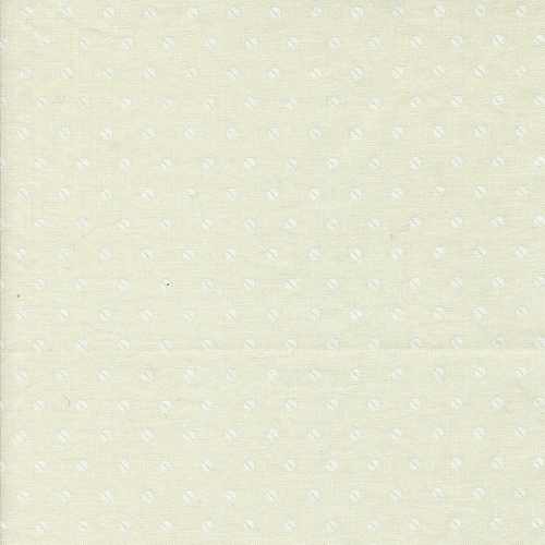 Hollyhocks Roses Jasmine White 3058 11 Seed Dots Quilting Fabric 