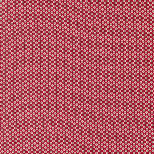 Kitty Christmas Berry 31204 12 Polka Dots Patchwork Fabric