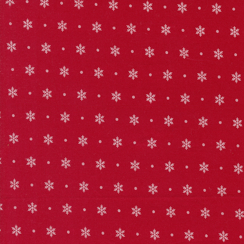 Kitty Christmas Berry 31206 12 Flurry Blenders Snowflake Patchwork Fabric