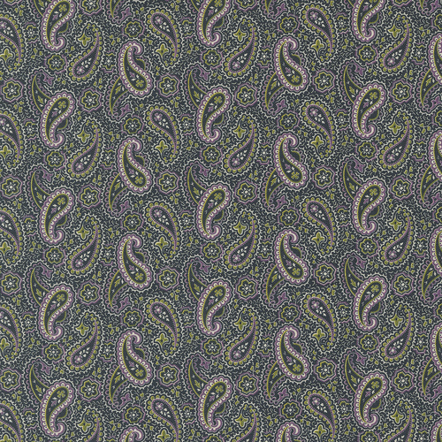 Goodnight Irene Graphite M3170122 Arthurs Tie Paisley