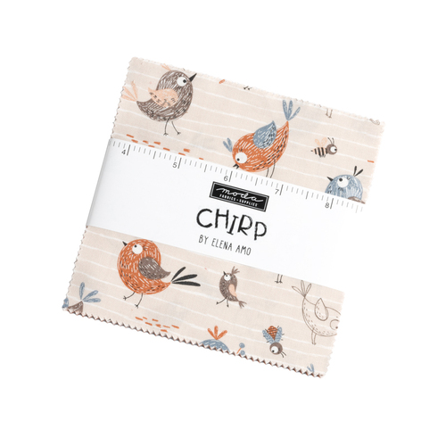 Chirp Charm Pack 39030PP Moda Precuts