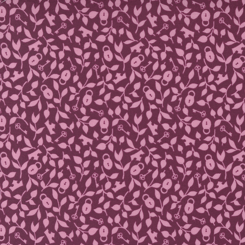 Wild Meadow Boysenberry 43135 18 Quilting Fabric 90CM END OF BOLT 