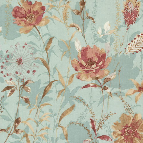 Sandalwood Eucalyptus M4438013 Meadow Florals Quilting Fabric