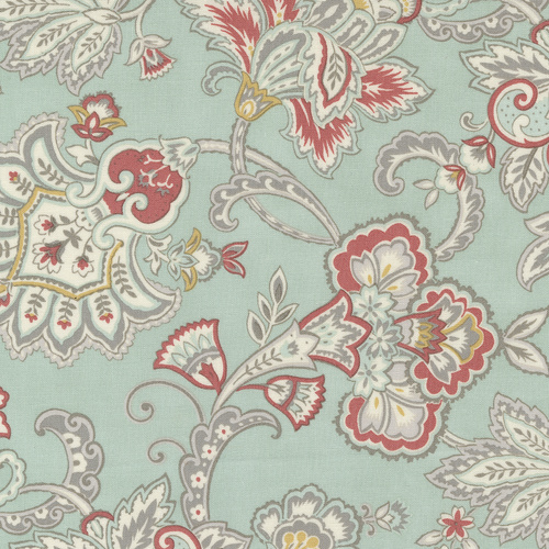 Sandalwood Eucalyptus M4438213 Fleur Paisley Quilting Fabric