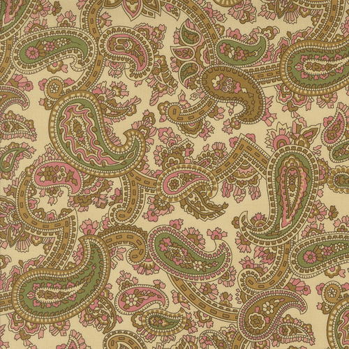 Collections Unity Ivory 46262 11 Paisley Quilting Fabric