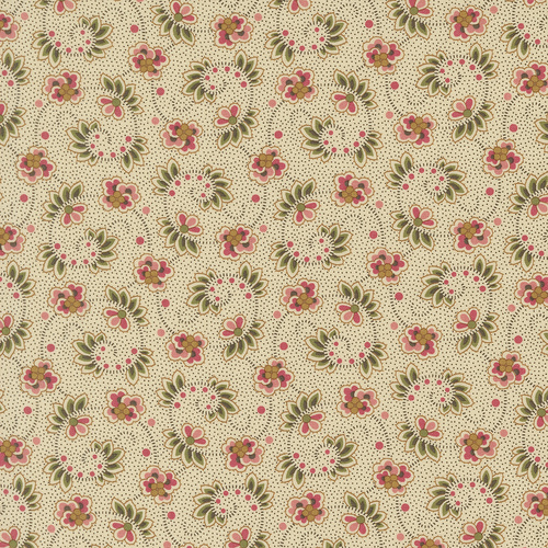 Collections Unity Ivory 46263 11 Waltz Florals Quilting Fabric