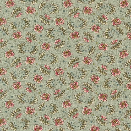 Collections Unity Robins Egg 46263 12  Waltz Florals Quilting Fabric