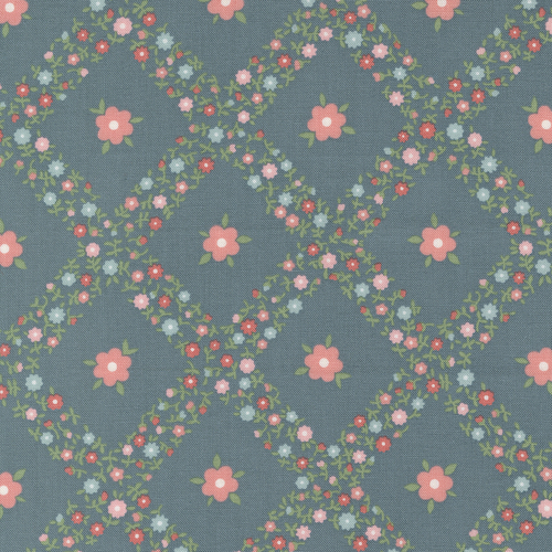 Rosemary Cottage Lake 55311 15 Trellis Florals Trellis Quilting Fabric