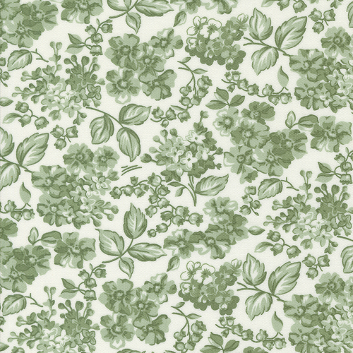 Rosemary Cottage Cream Rosemary 55312 37 Blooms Florals Quilting Fabric