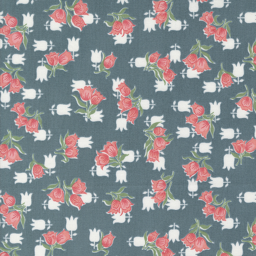 Rosemary Cottage Lake 55314 15 Tulips Florals Quilting Fabric