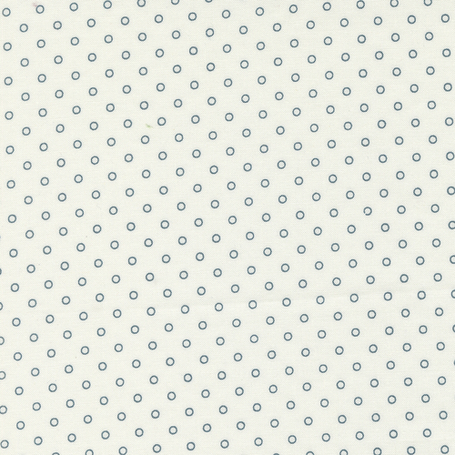 Rosemary Cottage Cream Navy 55318 11 Darling Dot Dots Quilting Fabric