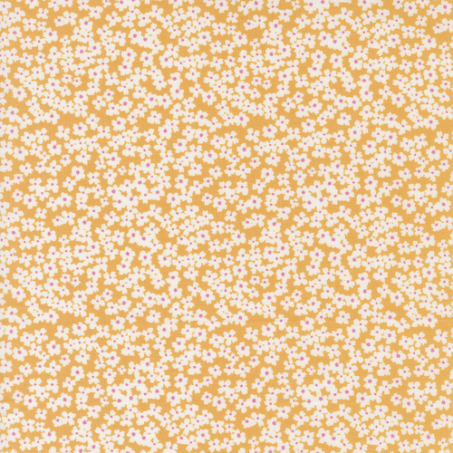 Shine Orangesicle 55672 15 Bloom Small Floral Patchwork Fabric