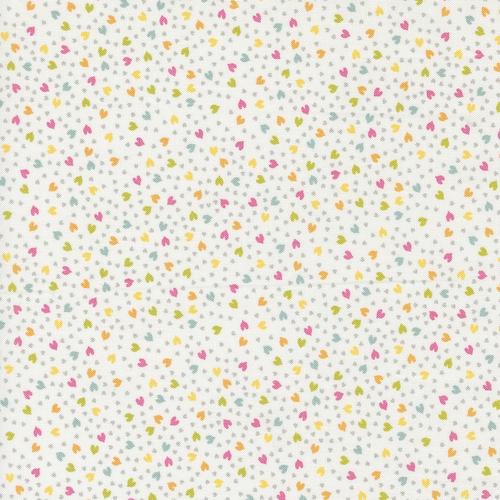 Shine Cloud 55675 11 Love Blenders Hearts Patchwork Fabric