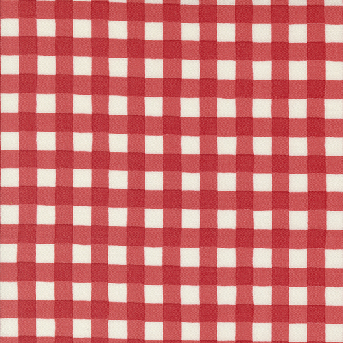 Willows Farm Barn Red 56108 21 Farm House Gingham Checks & Plaids Patchwork Fabric