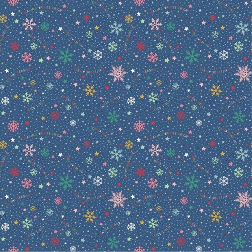 Oh What Fun! Snowflake Fun Blue OF23304 Quilting Fabric 