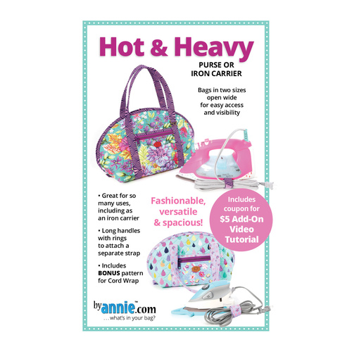 By Annie Patterns Hot & Heavy Purse