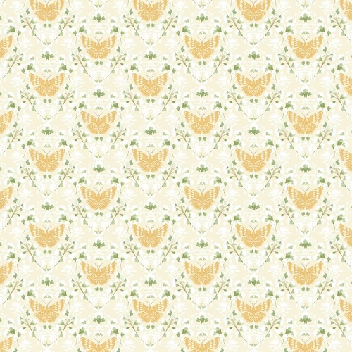 Serenity Blooms Sacred Flight Yellow SR24514 Quilting Fabric 