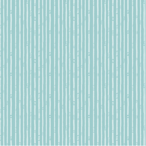 Serenity Blooms Stripes Blue SR24518 Quilting Fabric 